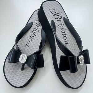 Brighton Bowie Wedge Flip Flop Sandal